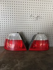 04-06 BMW E46 330ci CONVERT REAR LEFT & RIGHT LED OUTER TAIL LIGHT LAMP SET OEM picture