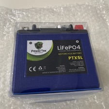 Powertex LifePO4 Lithium Ion Motorcycle Battery PTX5L New picture