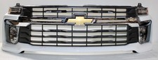 2024 CHEVY SILVERADO HD 2500 WT/LT UPPER FASCIA WITH GRILLE WITH BOTH HEADLIGHTS picture