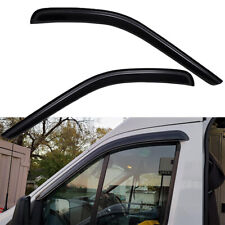 Fits 2015-2023 Ford Transit Tape-on Window Visor Sun Rain Wind Guards Vent Shade picture