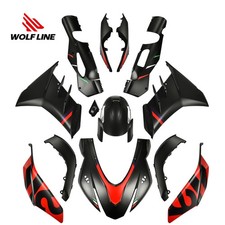 WOLFLINE Bodywork Fairing Kit For Aprilia RSV4 2021-2024 Black Red Plastics ABS picture