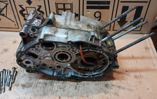 1970-1973 Suzuki TC90 crankcase bottom end engine right left case set block picture