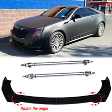 Front Bumper Chin Lip Spoiler Splitter + Strut Rods For Cadillac CTS CTS-V Coupe picture