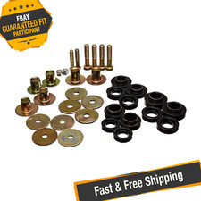 Energy Suspension 3.4142G Black Body Mount Bushings Kit for 67-81 Chevy Camaro picture