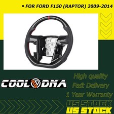 Custom Carbon Fiber Racing Steering Wheel For Ford F150 Raptor 2009-2014 Steerin picture
