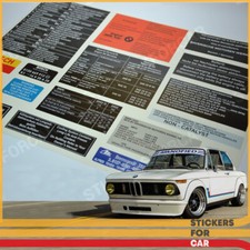 1976 BMW 2002 2002Tii USA Restoration Decals Stickers Set [U.S. TAX Included] picture