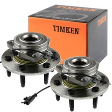 4WD For 07-14 Silverado Suburban 1500 Tahoe TIMKEN Front Wheel Hub & Bearing Set picture