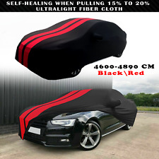 Red/Black Indoor Car Cover Stain Stretch Dustproof For Audi A5 Roadster picture