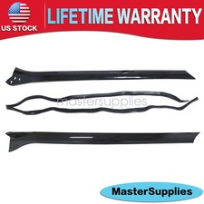 2Pcs Fit Range Rover 2013-2021 Left + Right side FRONT A-PILLAR TRIM Molding picture