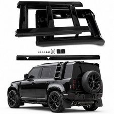Side Roof Rack Access Ladder for Land Rover Defender 110 2020-2026 Gloss Black picture