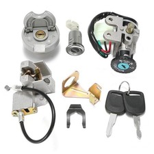 50cc GY6 Ignition Switch Key Lock & Gas Tank Cap Set for Scooter Moped Parts picture