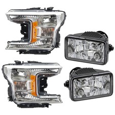 Headlight Driver & Passenger Side for F150 Truck Ford F-150 2018-2020 picture