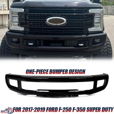 Shadow Black Front Bumper Face Bar For 2017-2019 Ford F250 F350 Super Duty W/ HL picture