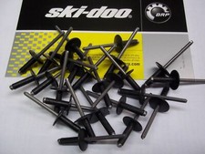  NEW SKI-DOO BLACK 3/16 POP RIVET 293150108 BAG OF 25 SKIDOO TURBO BRP  picture