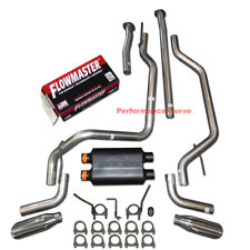 Performance Dual Exhaust Kit w/ Flowmaster Super 40 Muffler Fits 09-20 Toyota Tu picture