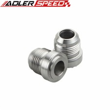 US SHIPPING 2PCS -10 AN AN10 Male Mild Steel Weld On Fitting Bung picture
