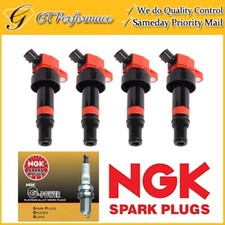 Performance Ignition Coil & NGK Spark Plug 4PCS for Accent Veloster/ Rio Soul L4 picture