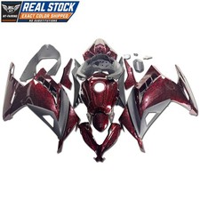 FSH Injection Red Forged Carbon Fairing Fit Kawasaki Ninja 300 EX300 2013-2017 picture