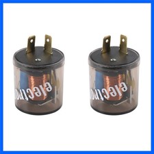 Versatile 2-Pin 12V LED Flasher Relay - 20A Auto Signal & Hazard Light Blinker picture