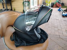 Excellent AGV (Small) SportModular Carbon Fiber Modular Helmet  OF44H  picture