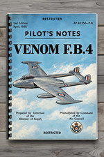 Vintage De Havilland Venom FB.4 Pilot's Notes Flight Manual 1958 53 Pages picture