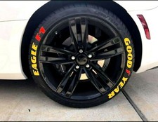 Permanent Good Year Eagle F1 Tire Lettering Stickers 1.00