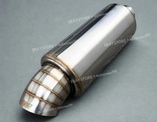K-Tuned Turndown Universal Muffler 304 Stainless Steel Alloy In 2.5