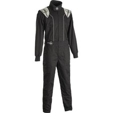Speedway Double-Layer SFI-5 One-Piece Racing Suit, Black Small picture