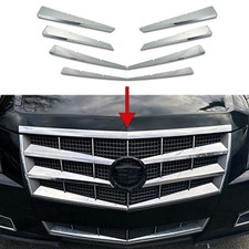 Chrome Grille Grill Overlay Insert Trim 8PC FOR 2008-2011 Cadillac CTS picture
