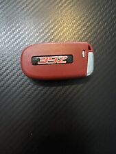 CHARGER CHALLENGER CHRYSLER RED 392 KEYFOB 5 BUTTON WITH LOGO (SHELL ONLY) picture
