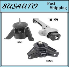 3PCS MOTOR & TRANS MOUNT FIT 20-23 HYUNDAI PALISADE/ KIA TELLURIDE 3.8L 4WD - AT picture