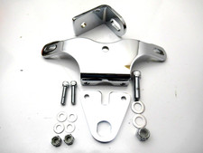 CHROME HEAVY DUTY MOTOR MOUNT W/ IGNITION SWITCH HOLE, HARLEY FXST 1984-99 picture