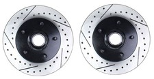 1988-94 Chevy / GMC C1500 Trucks 2WD Front Drilled & Slotted Rotor Pair picture