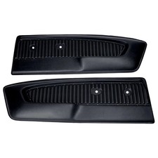 PONY 1964-66 Ford Mustang  Pony Door Panels - Black Sierra Grain - Pair picture