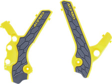 Acerbis X-Grip Frame Guard Pair Gray/Yellow Suzuki DRZ400 picture