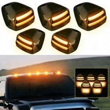 For Ford F250 F350 F450 LED Cab Roof Marker Clearance Running Lights Smoke White picture