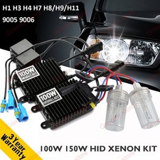100W 150W Car HID Xenon Headlight Bulb Ballast Kit H1 H3 H4 H7 H8/9/11 9005 9006 picture