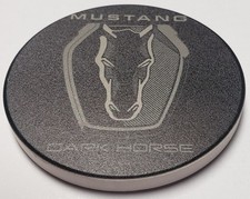 Car Coaster - Mustang DARK HORSE Logo Cup Holder Insert * FREE USA SHIPPING picture