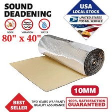 Sound Deadener Heat Shield For Car Firewall Hood Floor Insulation Mat 80