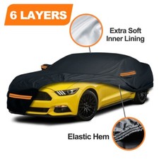 6 LAYER & COTTON CUSTOM FIT FORD MUSTANG GT CAR COVER 100% Waterproof OUTDOOR picture