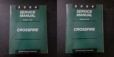 2004 Chrysler Crossfire OEM Factory Service Manual Set of 2 Repair Shop Lot picture