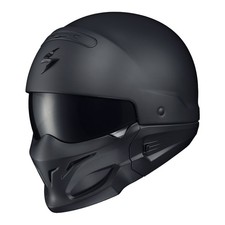 Scorpion Covert Matte Black Modular Motorcycle Helmet - Large picture