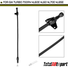 Flexible Black Trans Dipstick Firewall Mount for GM Turbo 700R4 4L60E 4L60 4L65E picture