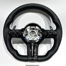 BMW M3 M4 F82 F80 F83 Full Leather Steering Wheel With Carbon Fiber picture