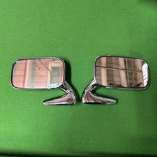1974-1977 Porsche 911 Chrome Side Door Mirrors Pair Left And Right        #35 picture