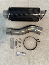 MGP Hot Bodies Slip-On Carbon Fiber Canister 31401-2400 New - For Ducati Monster picture