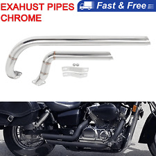 For Honda Shadow 750 VT750 VT400 ACE750 Shortshots Staggered Exhaust Pipes US picture