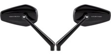 Arlen Ness Mini Stocker Right & Left Black Mirror Screw-In Universal & Harley picture