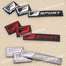 3x F-Sport Emblem Fender Rear Side Replacement Badge For IS-F GS F RC IS250 350 picture