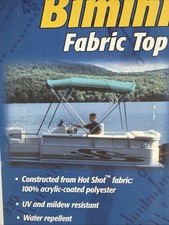 Taylor Made Square Tube Pontoon Bimini Fabric Top Forest Green 84000OF picture